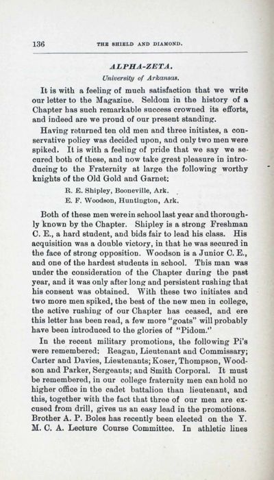 Alpha-Zeta, December 1906